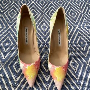 Manolo Blahnik Watercolor Heel Size 39